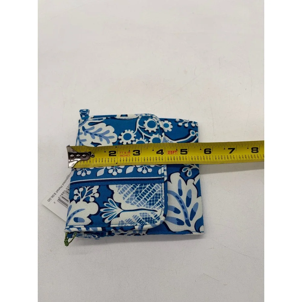 Vera Bradley Tiny Traveler Blue Lagoon Floral Crossbody Bag 11500-104 New